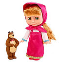 Интерактивная кукла Маша и Медведь, набор c мишкой, 25 см 83034S, фото 2