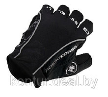 Велосипедные перчатки Castelli Rosso короткие черные
