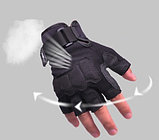 Тактические перчатки Hand Crew короткие пальцы, фото 3