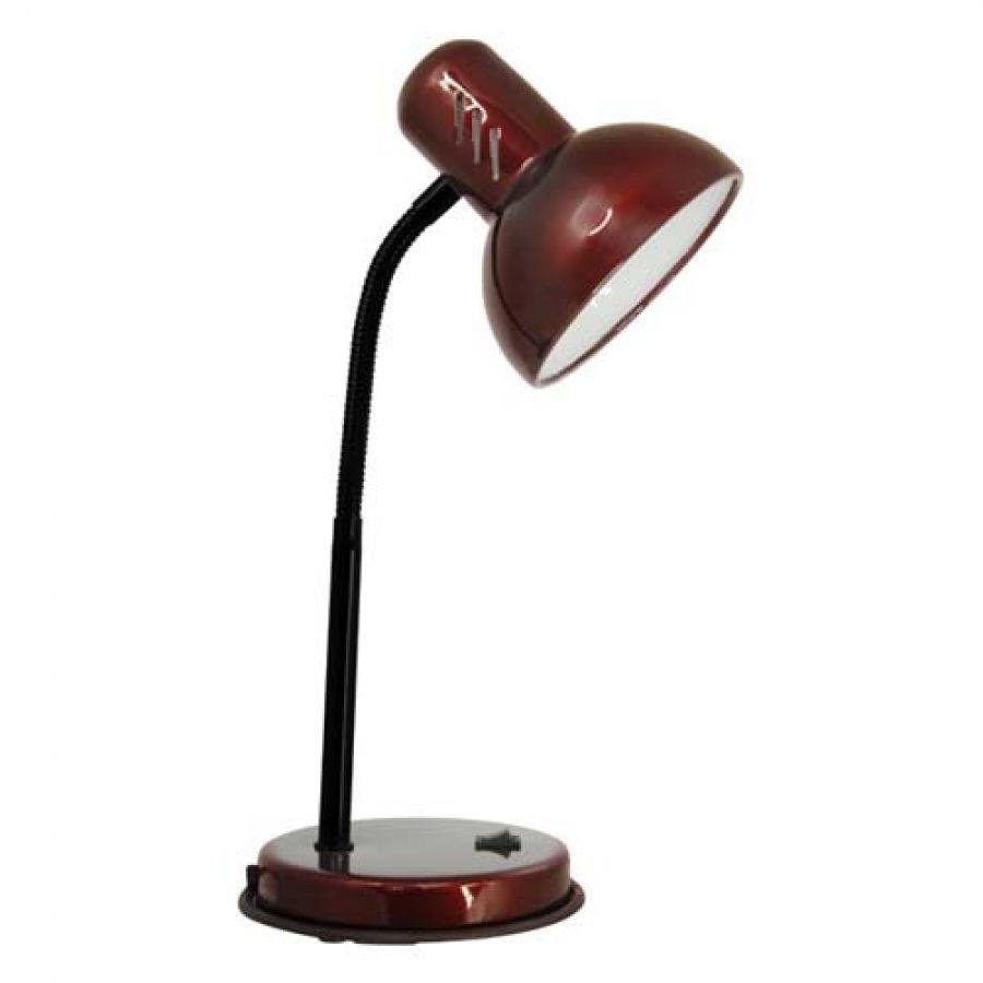Настольная лампа НР 2077A 60Вт вишневый перламутр - фото 1 - id-p125610028