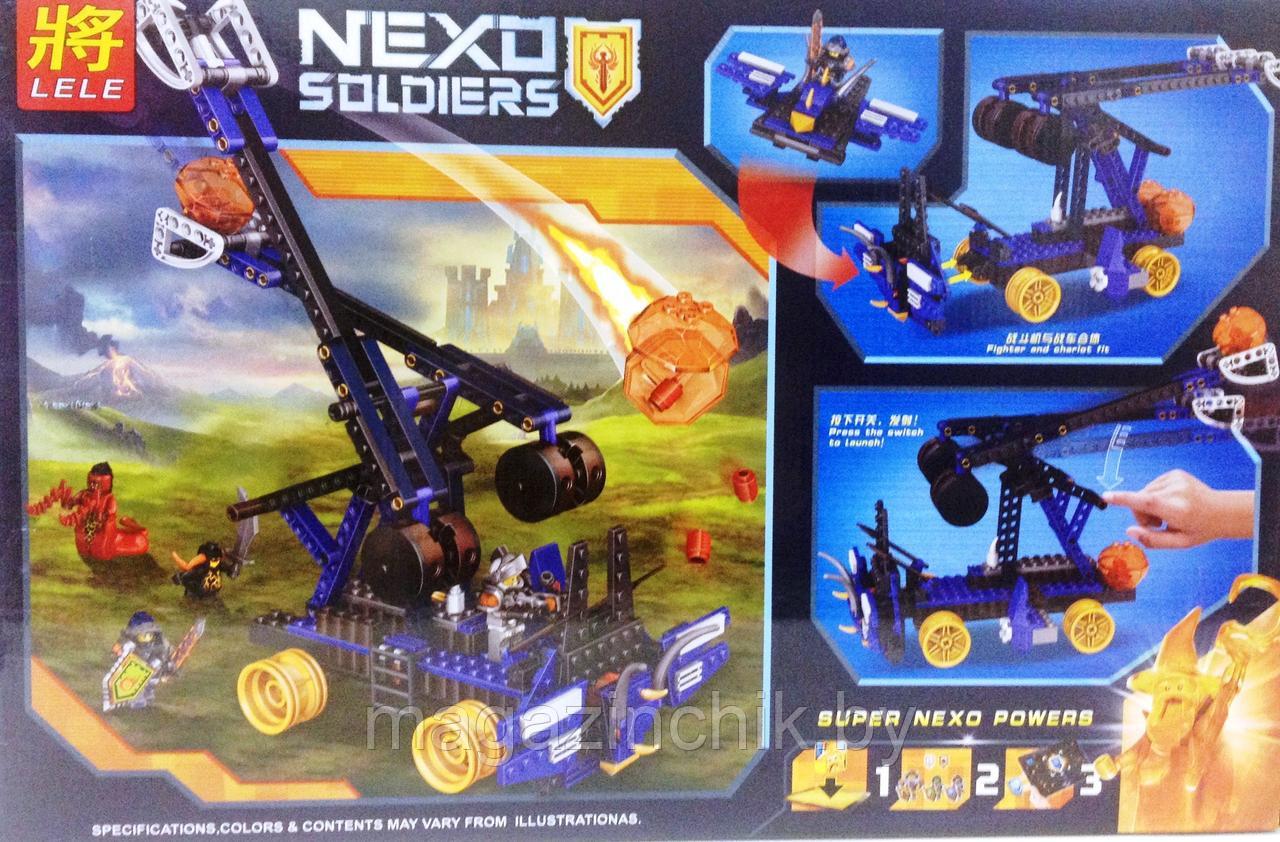 Конструктор Nexo Knights Нексо Рыцари Lele 32013 Катапульта Ланса, аналог LEGO - фото 3 - id-p125611448