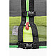 Батут Smile STG-490 (зеленый) с защитной сеткой и лестницей (490см.), фото 3