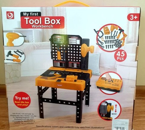 Детский стол для инструментов My First Tool Box