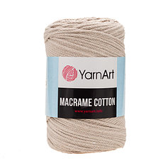 Хлопковый шнур Ярнарт Макраме Коттон(Yarnart Macrame Cotton)2мм