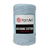 Хлопковый шнур Ярнарт Макраме Коттон (Yarnart Macrame Cotton) цвет 760 нежно-голубой