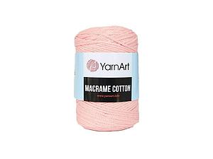 Хлопковый шнур Ярнарт Макраме Коттон (Yarnart Macrame Cotton) цвет 767 светло-розовый