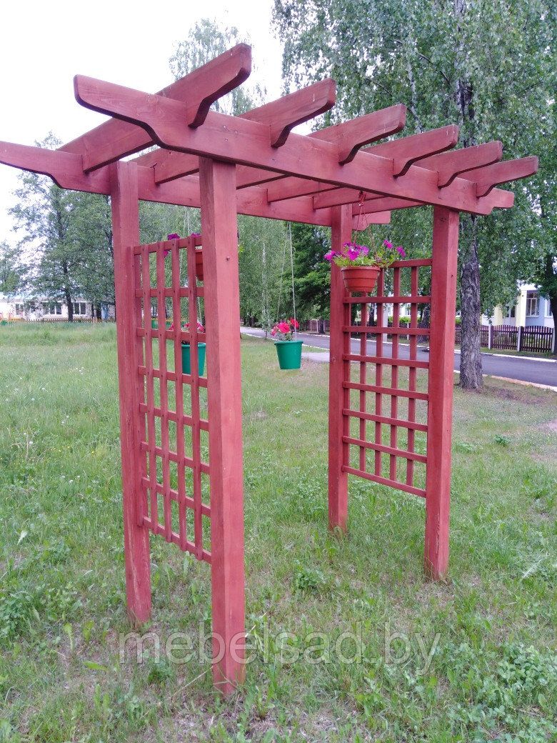 Пергола-арка садовая из массива сосны "Тулуза": продажа, цена в Минске ...