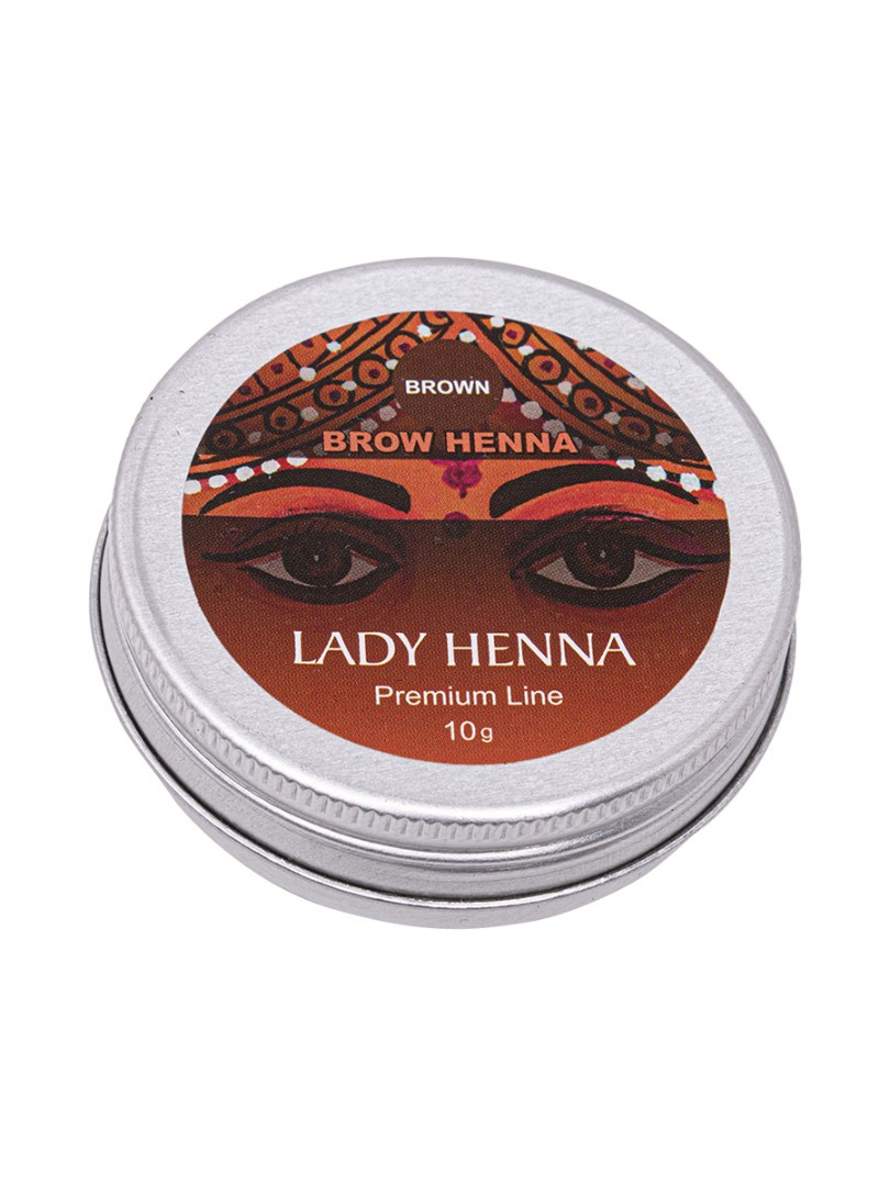 Хна для бровей Коричневая Premium Line Lady Henna, 10 г