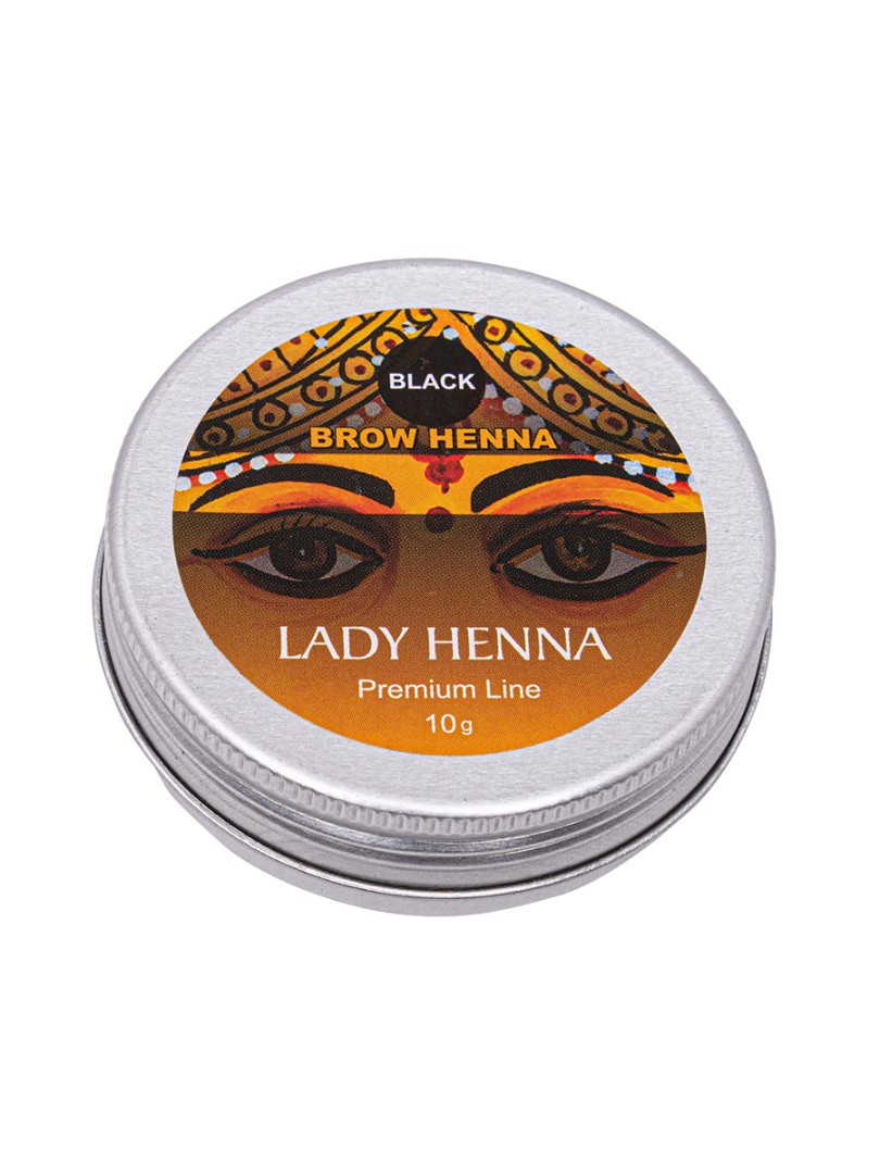 Хна для бровей Черная Premium Line Lady Henna, 10 г - фото 1 - id-p125643010