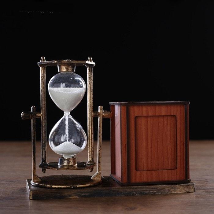 Песочные часы с карандашницей и рамкой «Нежность» - фото 1 - id-p125643664