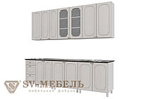 Кухонный гарнитур SV-мебель Классика (2,6 м) 912 Сосна белая/Корпус белый
