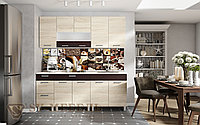 Кухонный гарнитур SV-мебель Арабика (1,8м) 720 Дуб Сонома/Арабика/Корпус белый