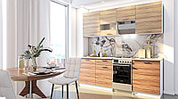 Кухонный гарнитур SV-мебель Лилия 1,7 Белый/Эбони