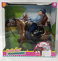 Кукла Defa Lucy Mounted Police с лошадью 8420