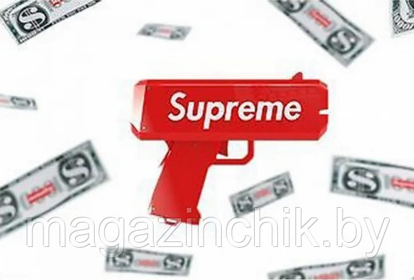 Пистолет, стреляющий деньгами, деньгомет, SUPREME 2018 - фото 6 - id-p125713636