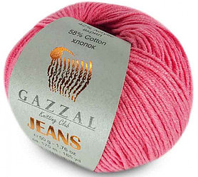 Пряжа Газзал Джинс (Gazzal Jeans) цвет 1135 яркий розовый