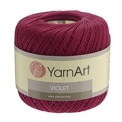 Пряжа Ярнарт Виолет (YarnArt Violet) цвет 75 брусника