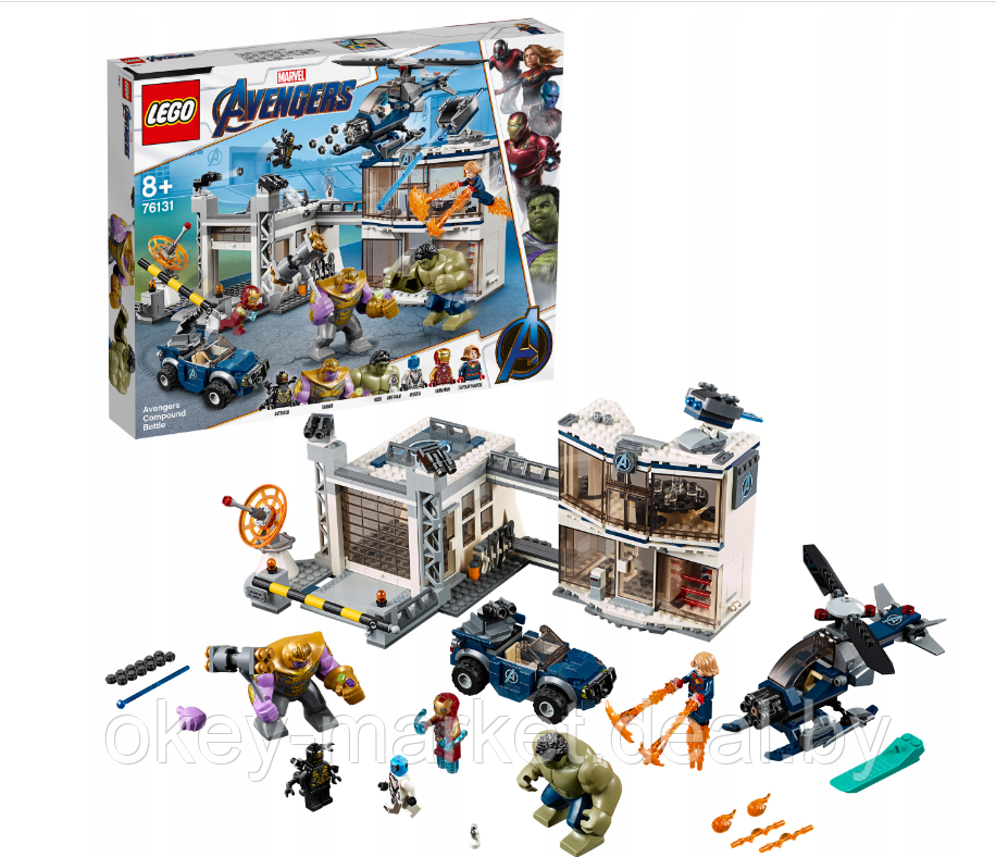 Конструктор Lego Super Heroes - Битва на базе Мстителей 76131t - фото 4 - id-p125737488