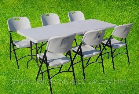 Набор складной мебели Green Glade ( стол F183+ 6 стульев WX-C053)