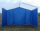 Палатка торговая, разборная Домик 3,0х1,9 бело синяя, фото 6