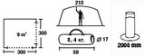 Тент-шатер туристический  Green Glade Lacosta водонепроницаемый, фото 4