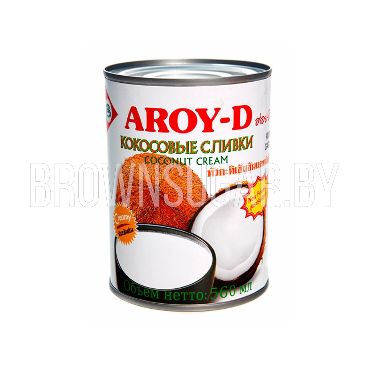 Кокосовые сливки AROY-D (Тайланд, 560 мл) - фото 1 - id-p124646306