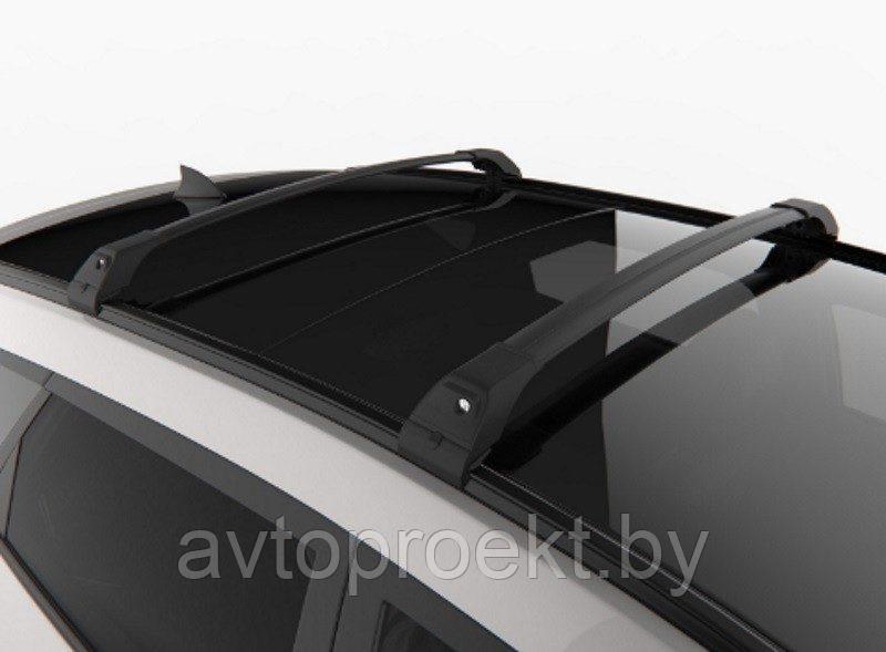 Багажник на интегрированные рейлинги TOURMALINE V2 черные - фото 1 - id-p125780210