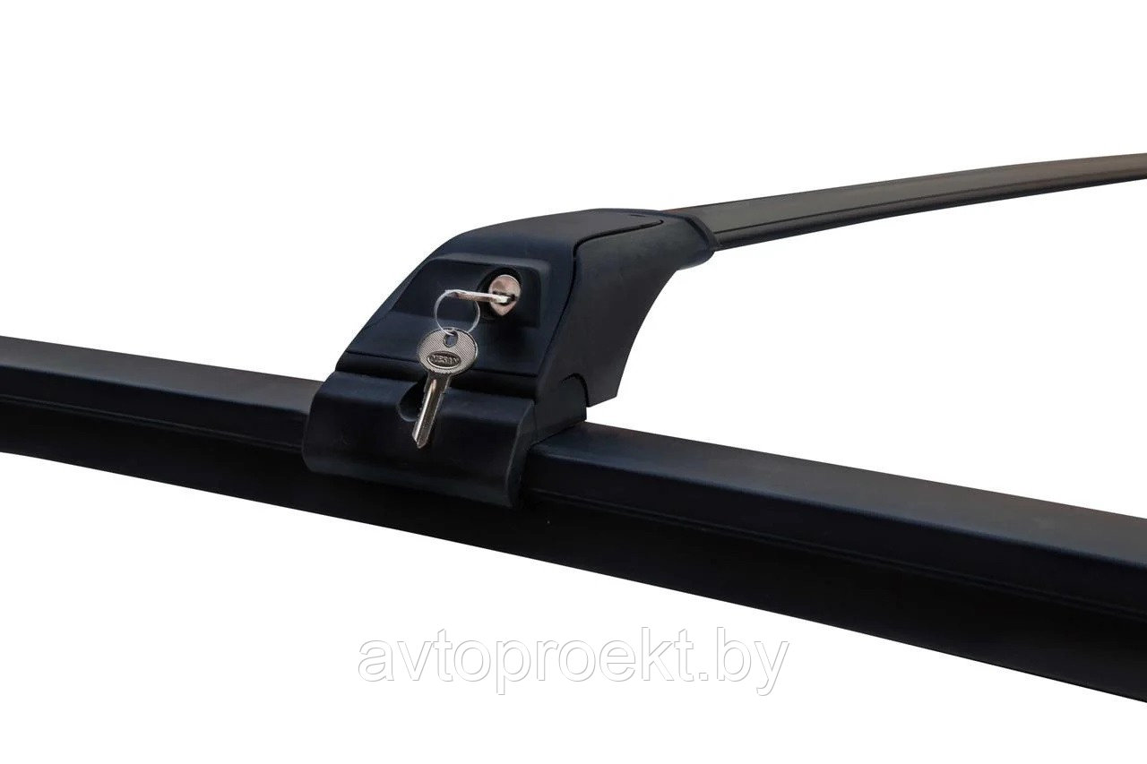 Багажник на интегрированные рейлинги TOURMALINE V2 черные - фото 3 - id-p125780210