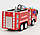 Пожарная машина инерционная,водяная помпа, свет, звук, арт.WY351A, фото 4