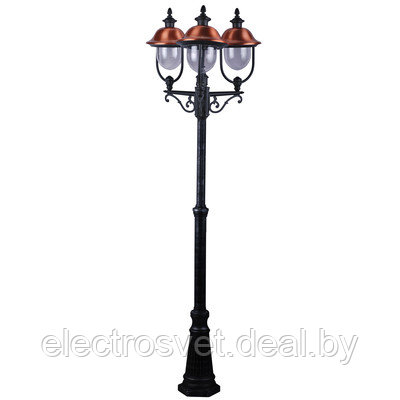 Фонарный столб Arte Lamp A1486PA-3BK Barcelona - фото 1 - id-p125799037