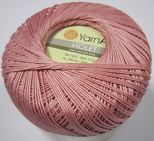 Пряжа Ярнарт Виолет (YarnArt Violet) цвет 4105 пудра - фото 1 - id-p125803907