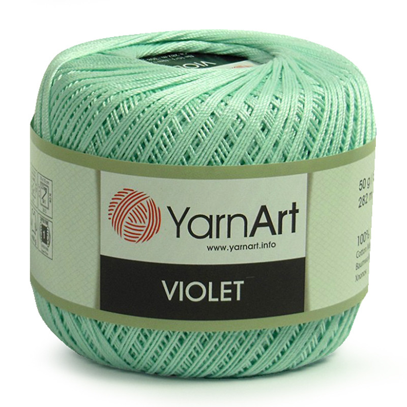 Пряжа Ярнарт Виолет (YarnArt Violet) цвет 4939 мята - фото 1 - id-p125803982