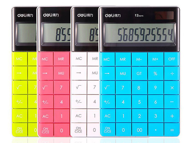Калькулятор настольный DELI (цена с НДС) - фото 1 - id-p93146319