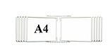 Перекидные рамки формата А4 и А3, фото 2