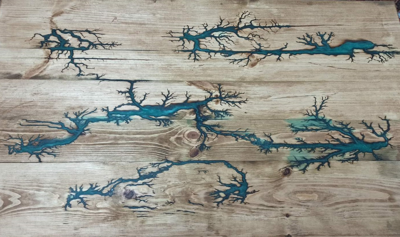 Стол из дерева Молнии 1200х700х720 - фото 3 - id-p125847912