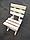 Деревянный стул со спинкой  "Грудва" для дачи, бани, беседки, фото 4