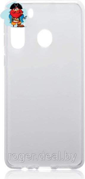 Чехол для Samsung Galaxy A21 силиконовый, цвет: прозрачный - фото 1 - id-p125855230
