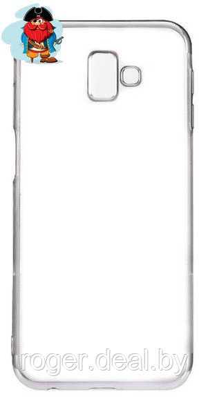 Чехол для Samsung Galaxy J6 Plus силиконовый, цвет: прозрачный - фото 1 - id-p125855287