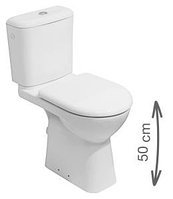 ЧАША ДЛЯ УНИТАЗА JIKA OLYMP 36X67X84, ГОРИЗОНТ. ВЫПУСК