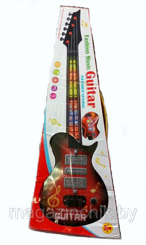 Детская музыкальная гитара 939A, 52 см, на батарейках