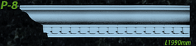 Плинтус потолочный KENOPOL P08 85*90 мм
