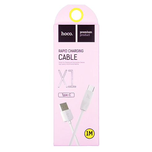 USB дата кабель Type-C HOCO X1 - фото 1 - id-p125914373
