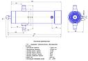 Гидроцилиндр 1НТС-10 прицепа 4-х штоковый ГЦТ1-4-17-2000, фото 2