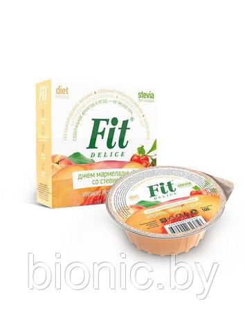 Джем мармеладный "абрикос-персик-годжи" со стевией "Fitelle", 100г 1/18, фото 2