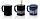 11 oz кружка керамическая МАТОВАЯ ПРЕМИУМ для сублимации с изменением цвета черная (хамелеон), фото 2
