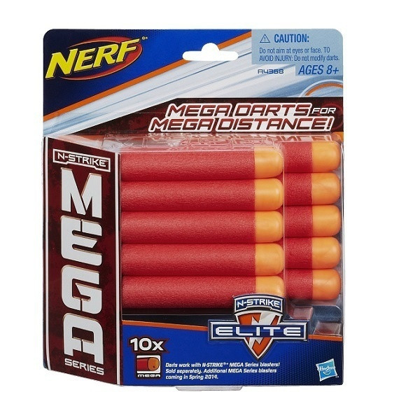 Nerf Нерф Мега 10 стрел A4368