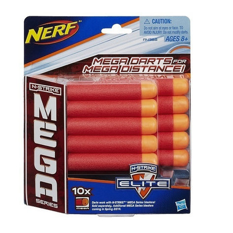 Nerf Нерф Мега 10 стрел A4368, фото 2