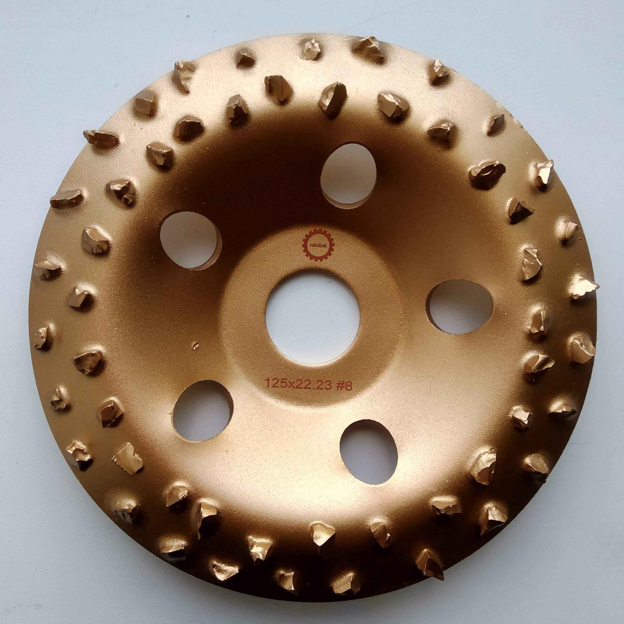 Выпуклый альфа диск зерно 8, диаметр 125 мм для шлифовки древесины - фото 3 - id-p125929597