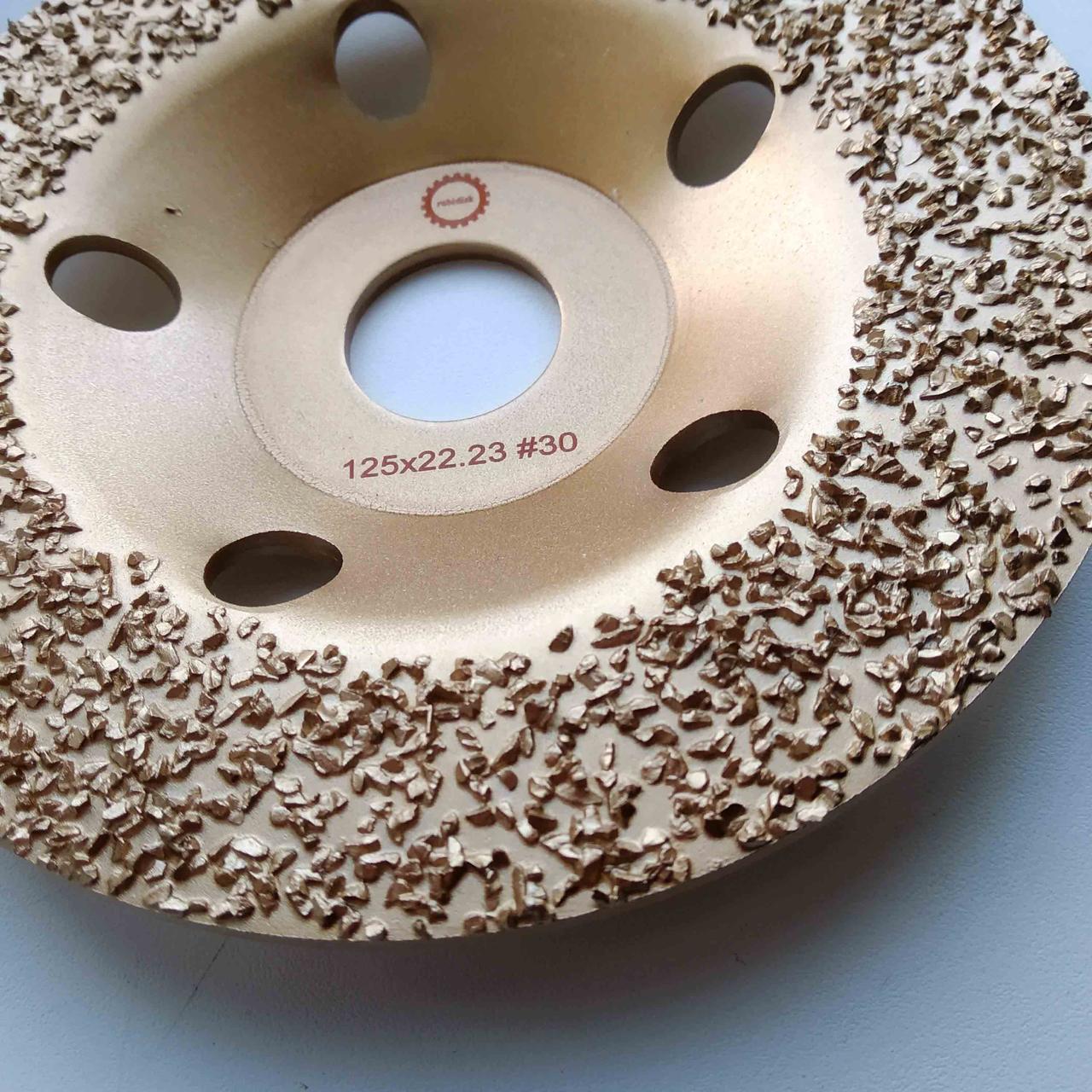 Альфа диск зерно 30, диаметр 125 мм для шлифовки древесины - фото 2 - id-p125930481