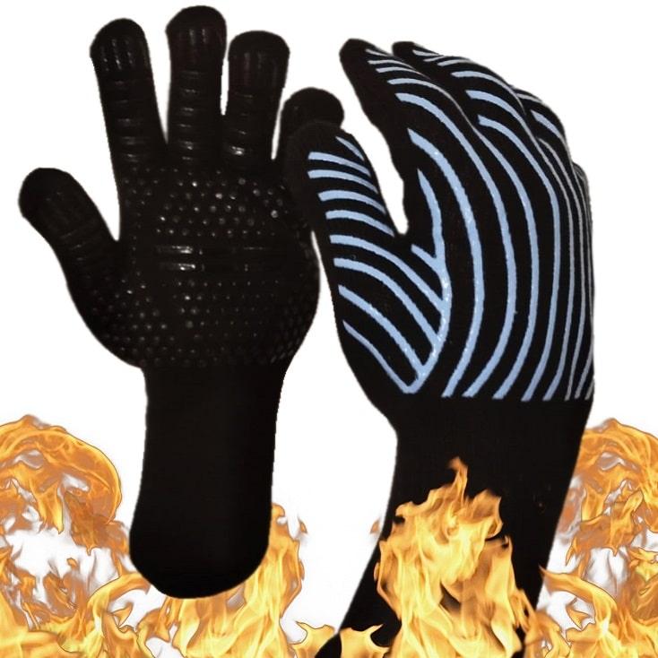 Перчатки для барбекю жаропрочные в комплекте 2 штуки - фото 1 - id-p125944155
